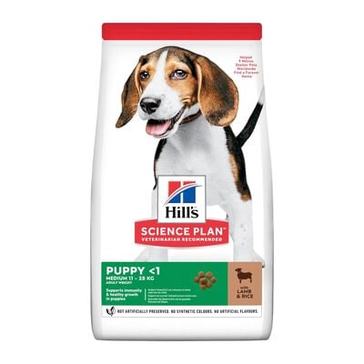 Hill's Science Plan Dog Puppy Medium con Agnello e Riso 14 kg