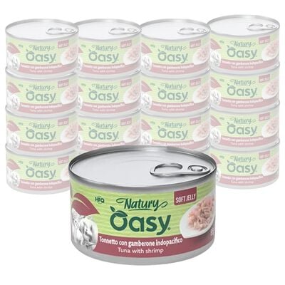 Oasy Cat Natury Tonnetto con Gamberone Indopacifico 85g