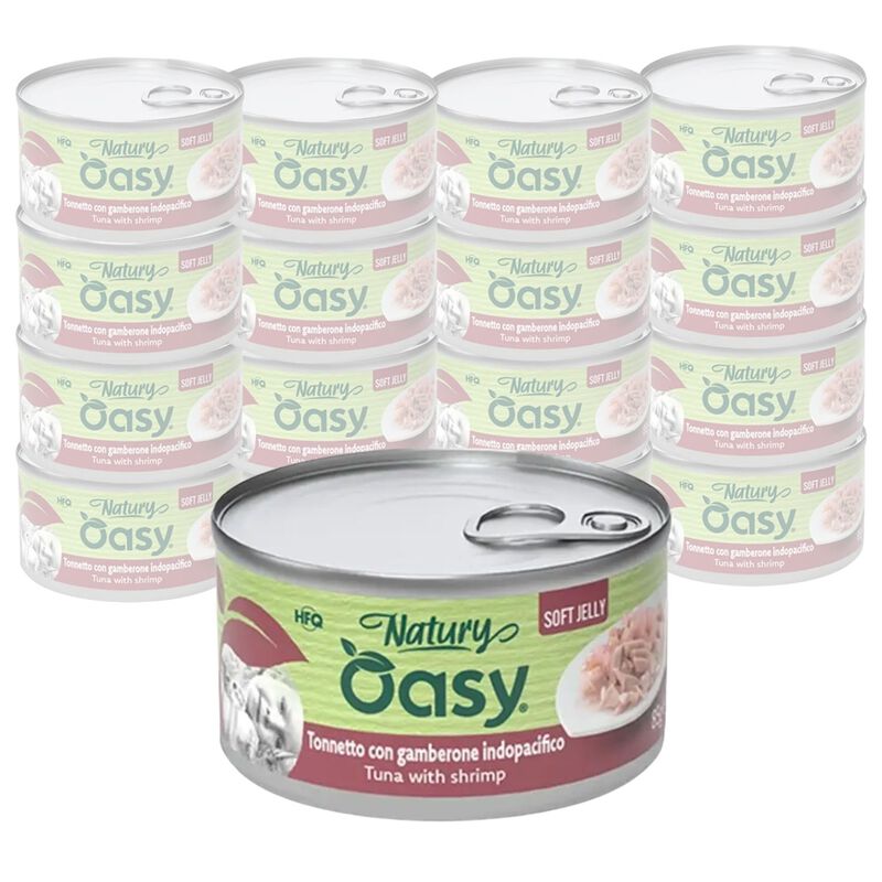 Oasy Cat Natury Tonnetto con Gamberone Indopacifico 85g