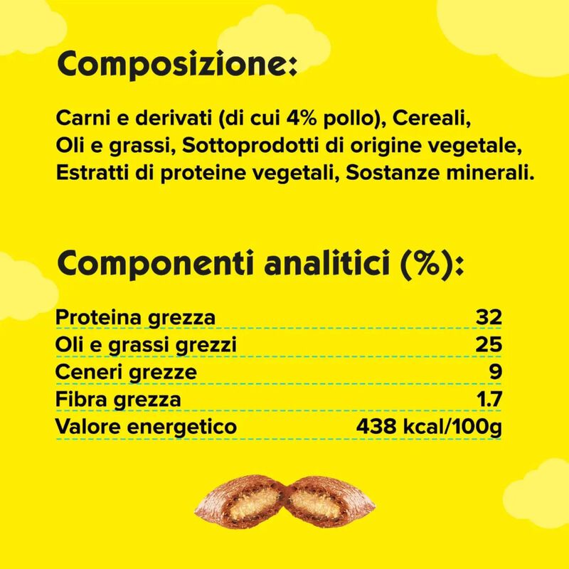 Catisfactions Snack per Gatto con Pollo 180 gr