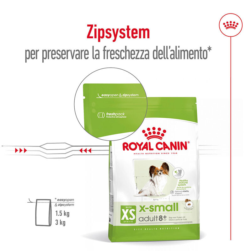 Royal Canin Dog Adult 8+ X-Small 500 gr