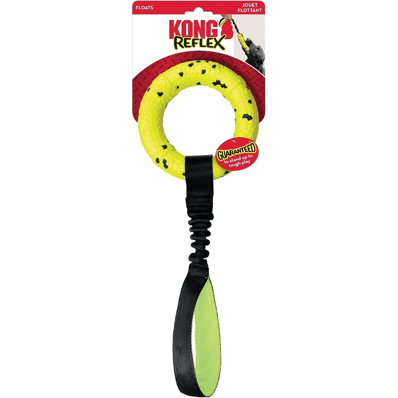Kong Reflex Tug per cani Giallo 1 pz