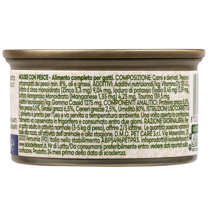 Naturalpet Cat Adult Mousse con Pesce 85 gr