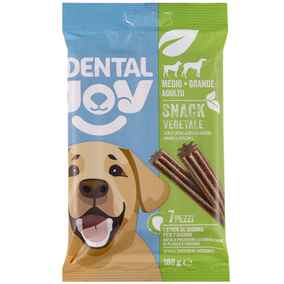 DentalJoy Dog Adult Medium&Large Snack Vegetale 7 pz