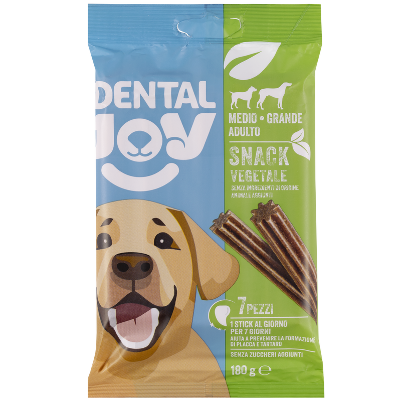 DentalJoy Dog Adult Medium&Large Snack Vegetale 7 pz