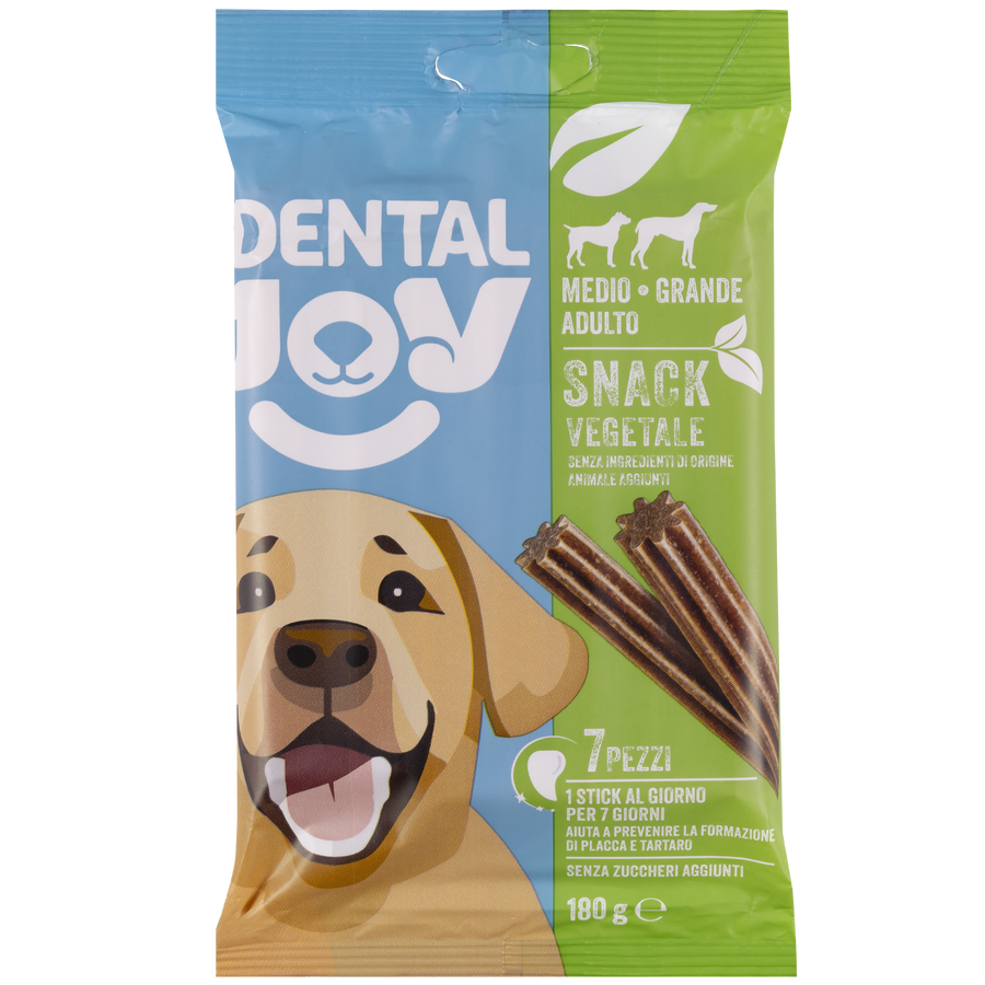 DentalJoy Dog Adult Medium&Large Snack Vegetale 7 pz