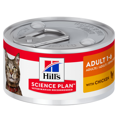 Hill's Science Plan Adult Cat con Pollo lattina 82 gr.