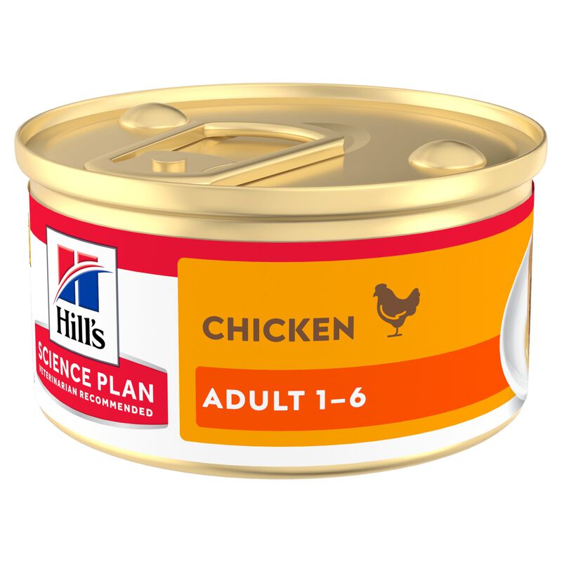 Hill's Science Plan Mousse per gatti adulti con Pollo 85 gr