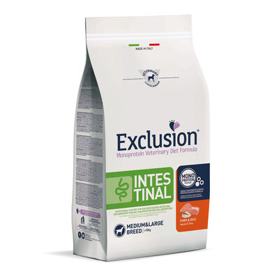 Exclusion Monoprotein Veterinary Diet Dog Medium Large Intestinal Pork 12 Kg