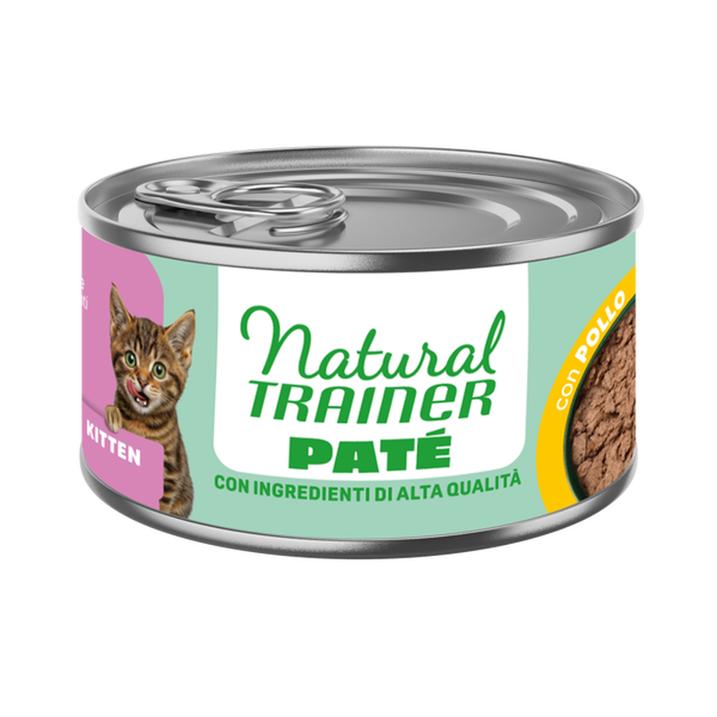 Natural Trainer Pat&eacute; con Pollo per Gattini 85gr