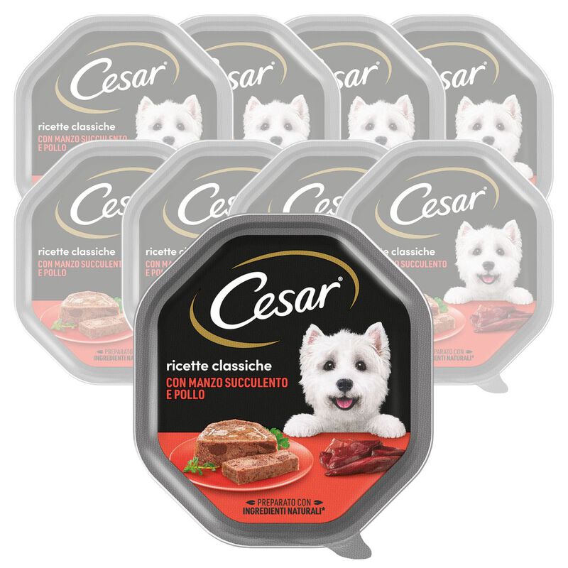 Cesar Dog Ricette Classiche Manzo e Pollo 150 gr