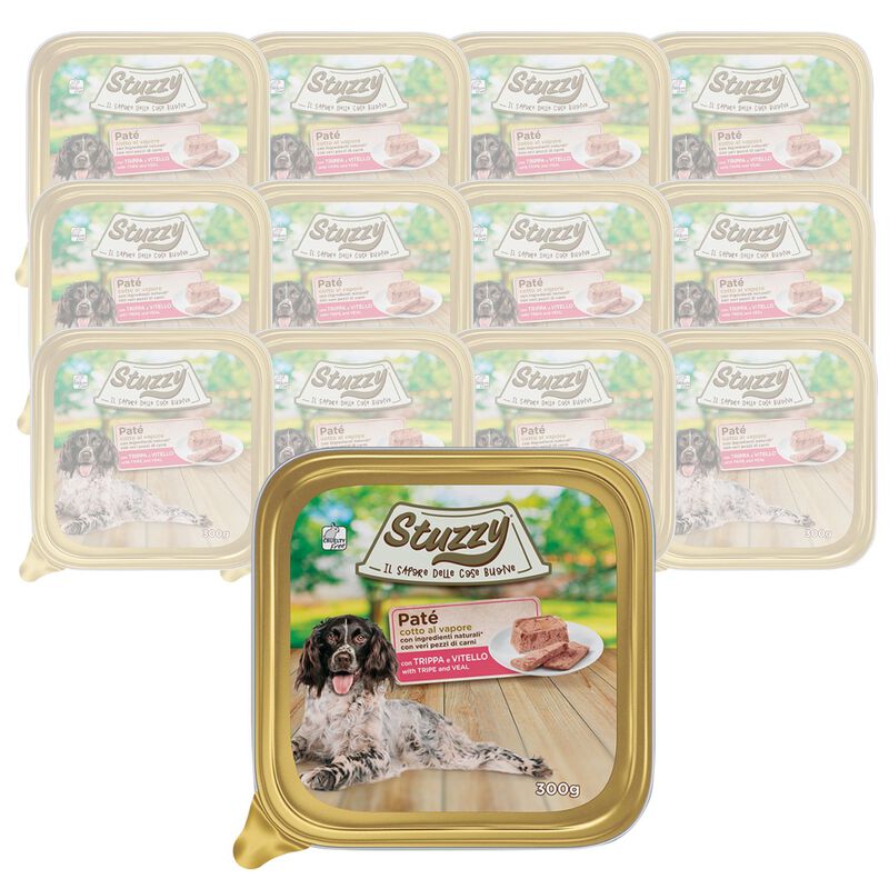 Stuzzy Dog Pat&egrave; con Trippa e Vitello 300 gr