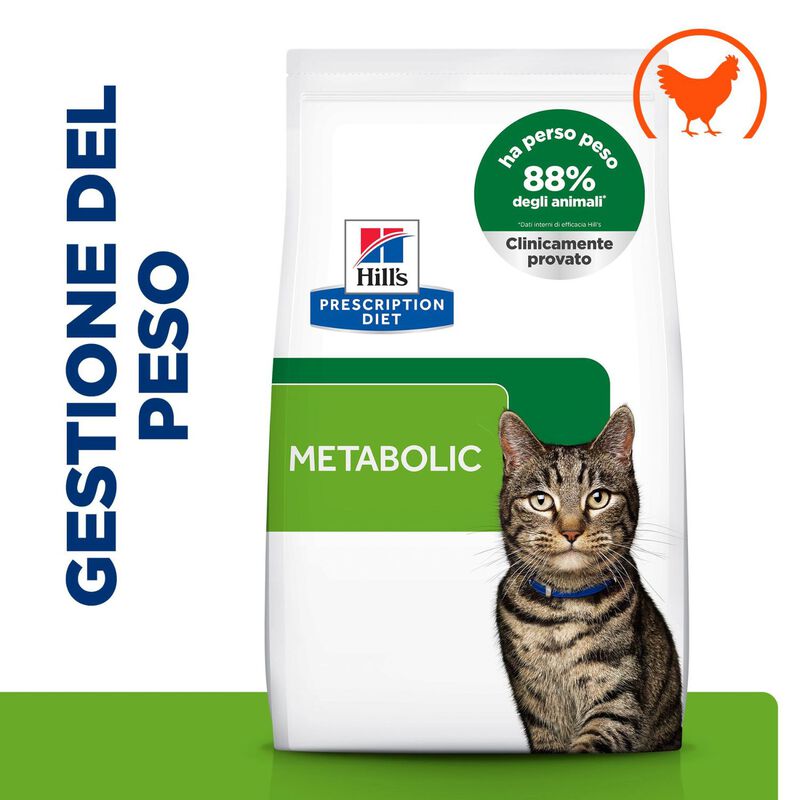 Hill's Prescription Diet Cat Metabolic Weight & Diabetes Management con Pollo 8 kg