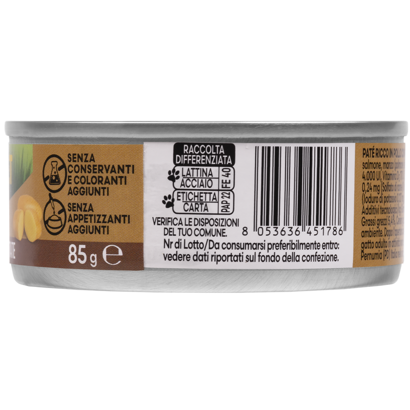 Naturalpet Premium Cat Adult paté al pollo con patate 85gr
