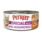 Petreet Cat 100% Monoproteico Pollo con carote 60 gr