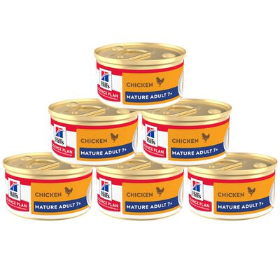 Hill's Science Plan Mature Adult Mousse per gatti anziani con Pollo 85 gr