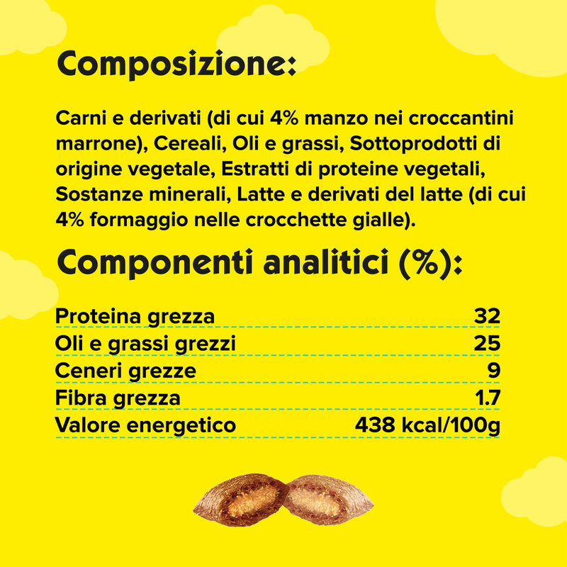 Catisfactions Cat Snack al Formaggio maxi pack 180 gr