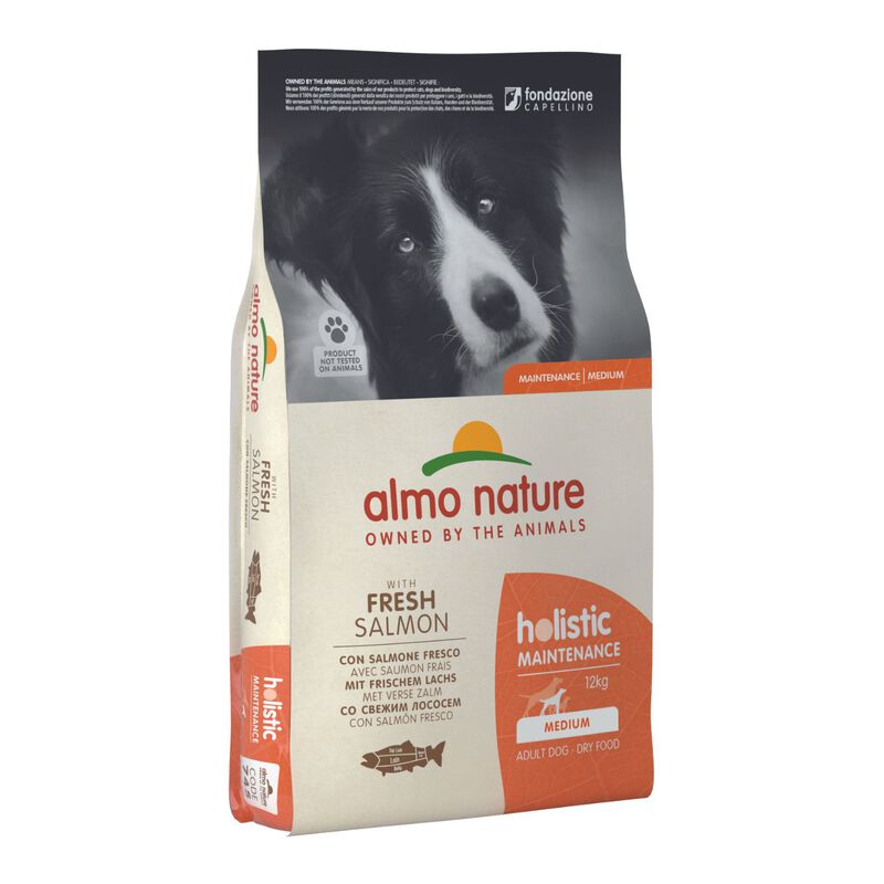 Almo Nature Dog Adult Holistic Maintenance M con Salmone 12 kg