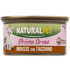 Naturalpet Kitten Prime Orme Mousse con Tacchino 85 gr image number 0