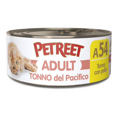 Petreet Cat Tonno del pacifico Tonno con pollo 70 gr