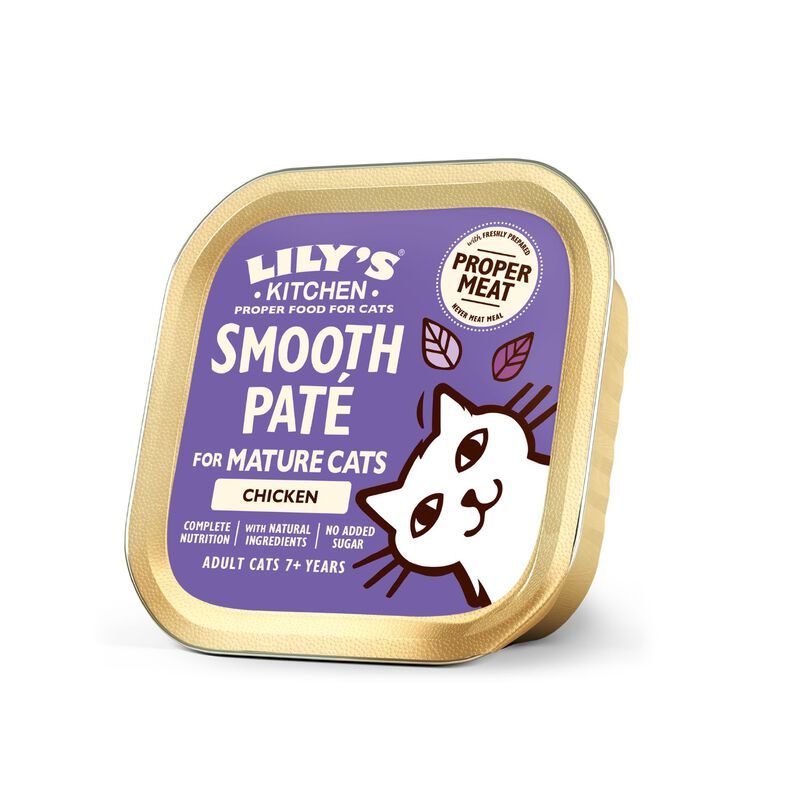 Lily's Kitchen Cat Senior Smooth Pat&eacute;, Pollo 85 gr
