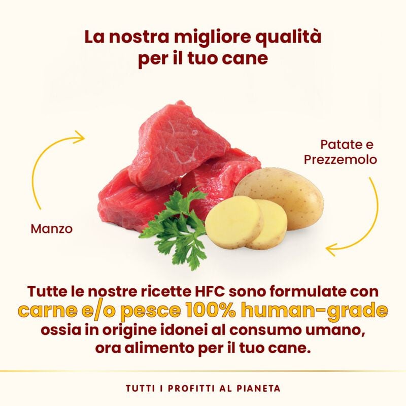Almo Nature HFC Dog Adult manzo con patate 150 gr