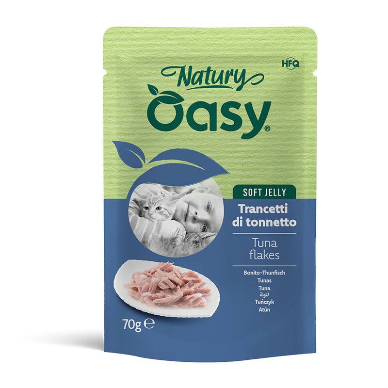 Oasy Natury cat adult Trancetti di Tonnetto 70 gr