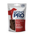 Monopro Dog Adult Snack soft fillets manzo 80gr