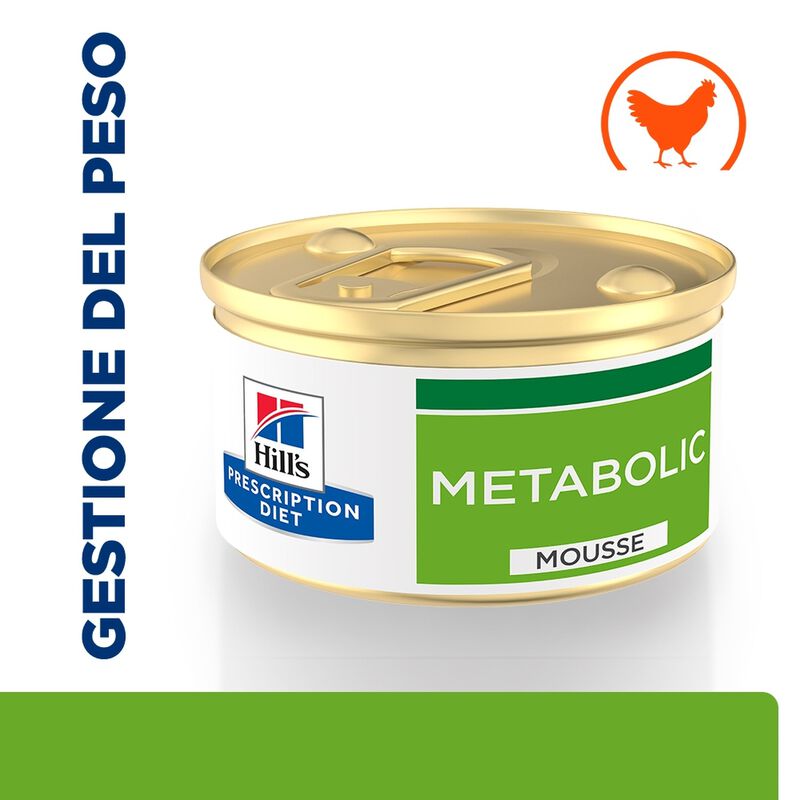 Hill's Prescription Diet Metabolic Alimento Umido per gatti con Pollo 85 gr