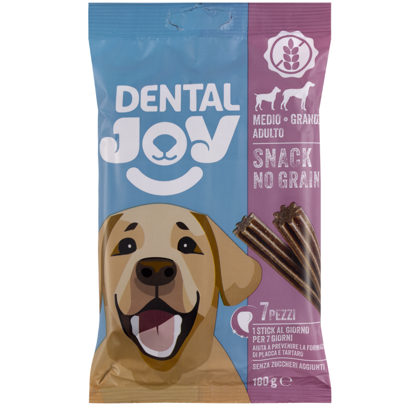 DentalJoy Dog Adult Medium&Large Snack No Grain 7 pz