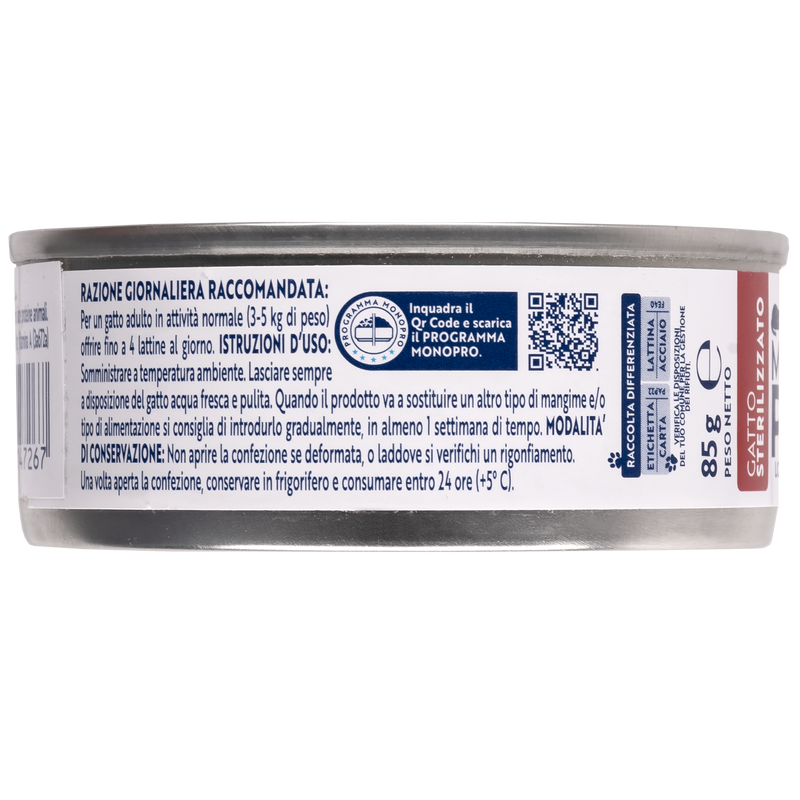 Monopro Cat Sterilised Mousse Manzo 85gr