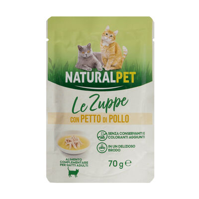 Naturalpet Cat Adult Zuppa Pollo 70 g