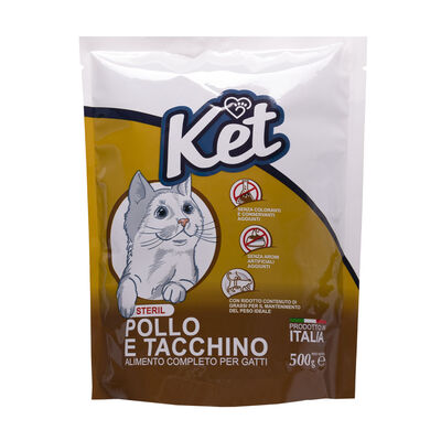 Ket Adult Sterililised Pollo e Tacchino 500 gr