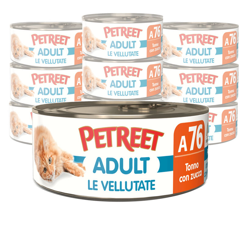 Petreet Cat Vellutate Tonno con zucca 70 gr A76