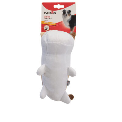 Camon Gioco Peluche Gatto con squeaker per cani 25 cm