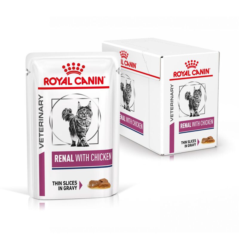 Royal Canin Veterinary Diet Cat Renal con pollo 12x85 gr
