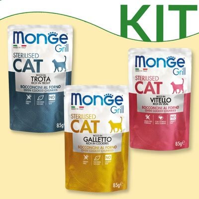 Kit degustazione Monge Cat 85 gr