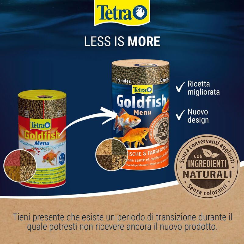 Tetra Goldfish Men&ugrave; 250 ml