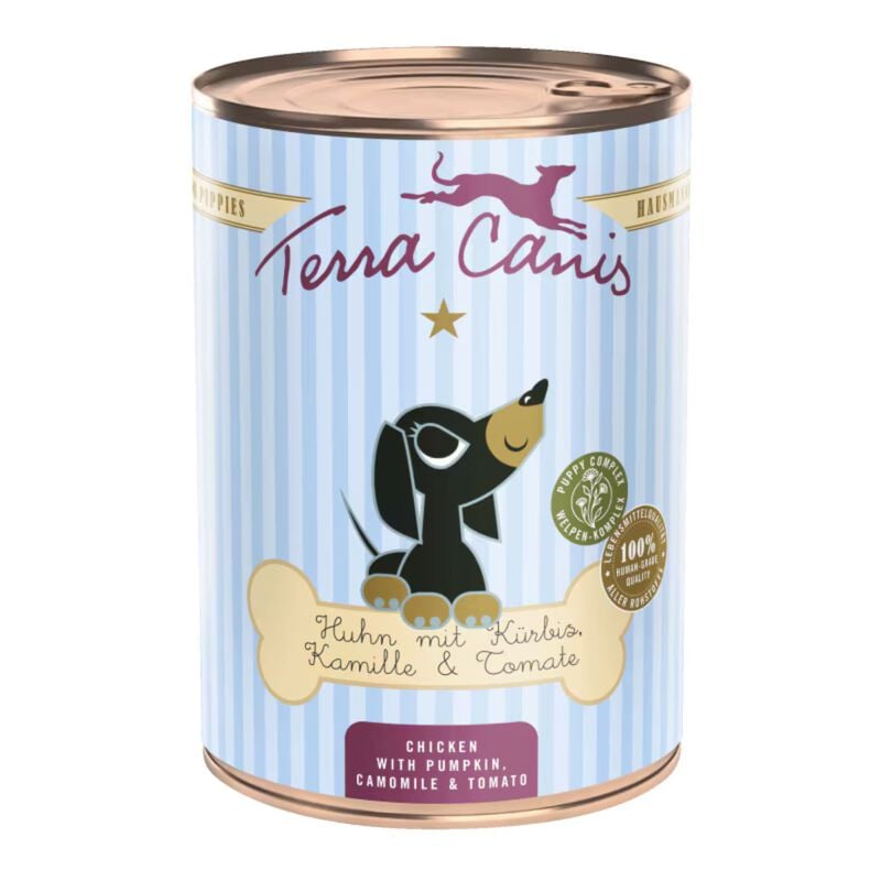 Terra Canis Dog Puppy Pollo con Zucca, Camomilla e Pomodoro 400 gr