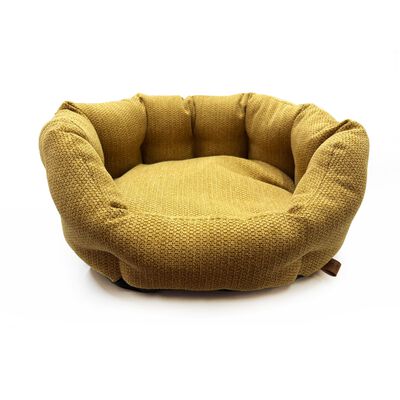 L'Isola dei Tesori Cuccia per cani Soft Senape diam. 55 cm 