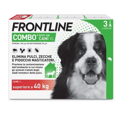 Frontline Combo Spot-On cane superiore a 40 kg 3 pipette