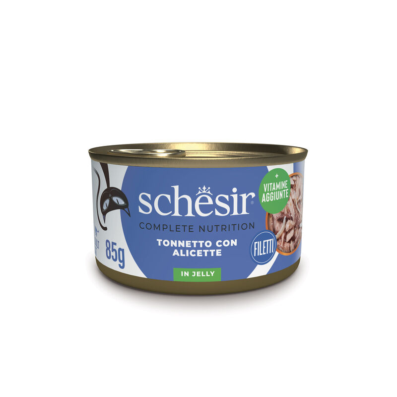 Schesir Cat Adult Tonnetto con alicette jelly 85g