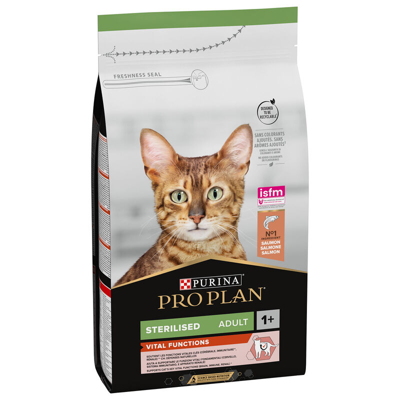 Purina Pro Plan Vital Functions Cat Adult 1+Sterilised Salmone 1,5 kg