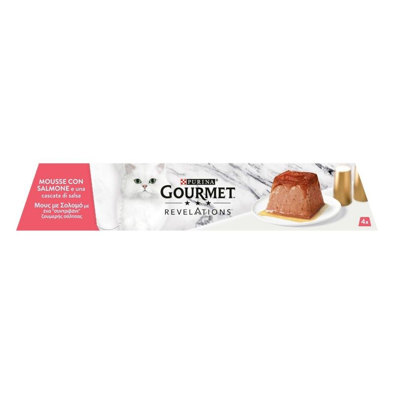 Gourmet Revelation Cat Mousse con Salmone 4 x 57 gr
