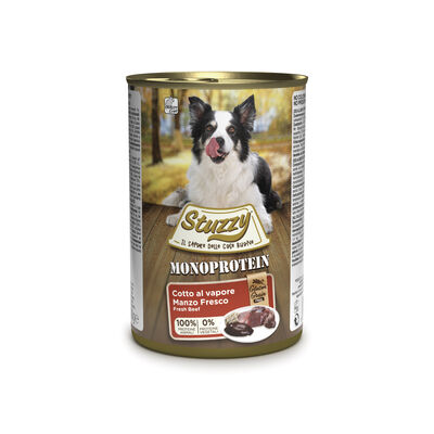 Stuzzy Umido Dog monoprotein manzo fresco 400 gr