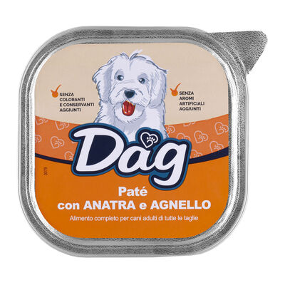 Dag Dog Adult All breeds paté con Agnello e Anatra 300gr