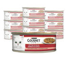 Gourmet Rosso Cat Adult Fettine con Salmone e Spinaci 195 gr