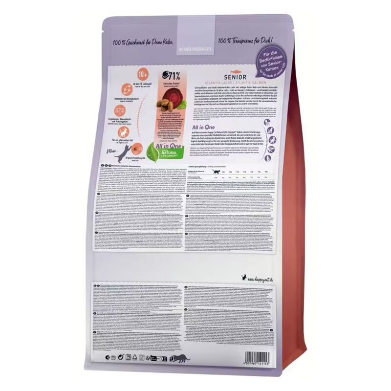 Happy Cat Senior +10 Atlantic Salmon 1,3 kg