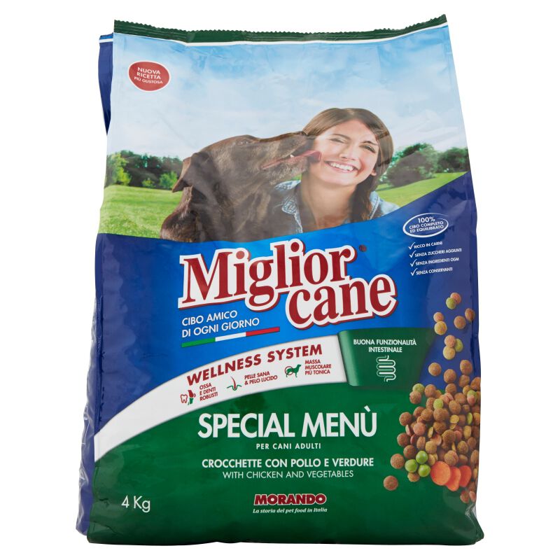 Migliorcane Dog Special Menu con Pollo e Verdure 4 kg