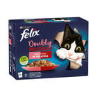 Felix Doubly Delicious Manzo Tacchino Salmone Trota 12x80gr